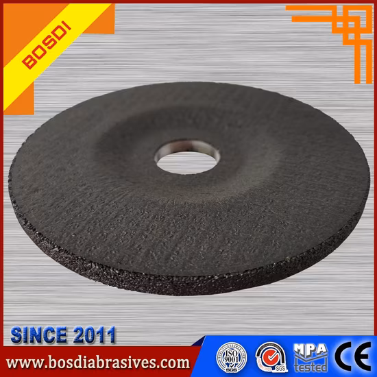 Muela abrasiva de resina abrasiva del fabricante de China de la mejor calidad T27 de 4,5