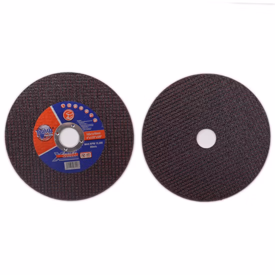 Gran oferta asiática rueda de corte abrasiva súper fina de 100mm para amoladora de Metal