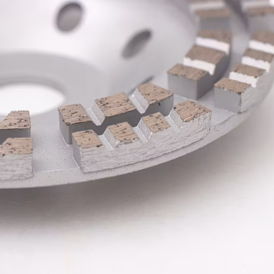 Muela de copa de pulido de diamante Turbo Row